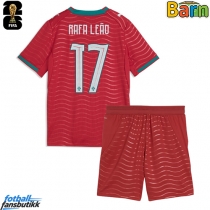 Portugal Rafael Leao #17 Hjemmedraktsett Barn VM 2026 Kortermet (+ Korte bukser)